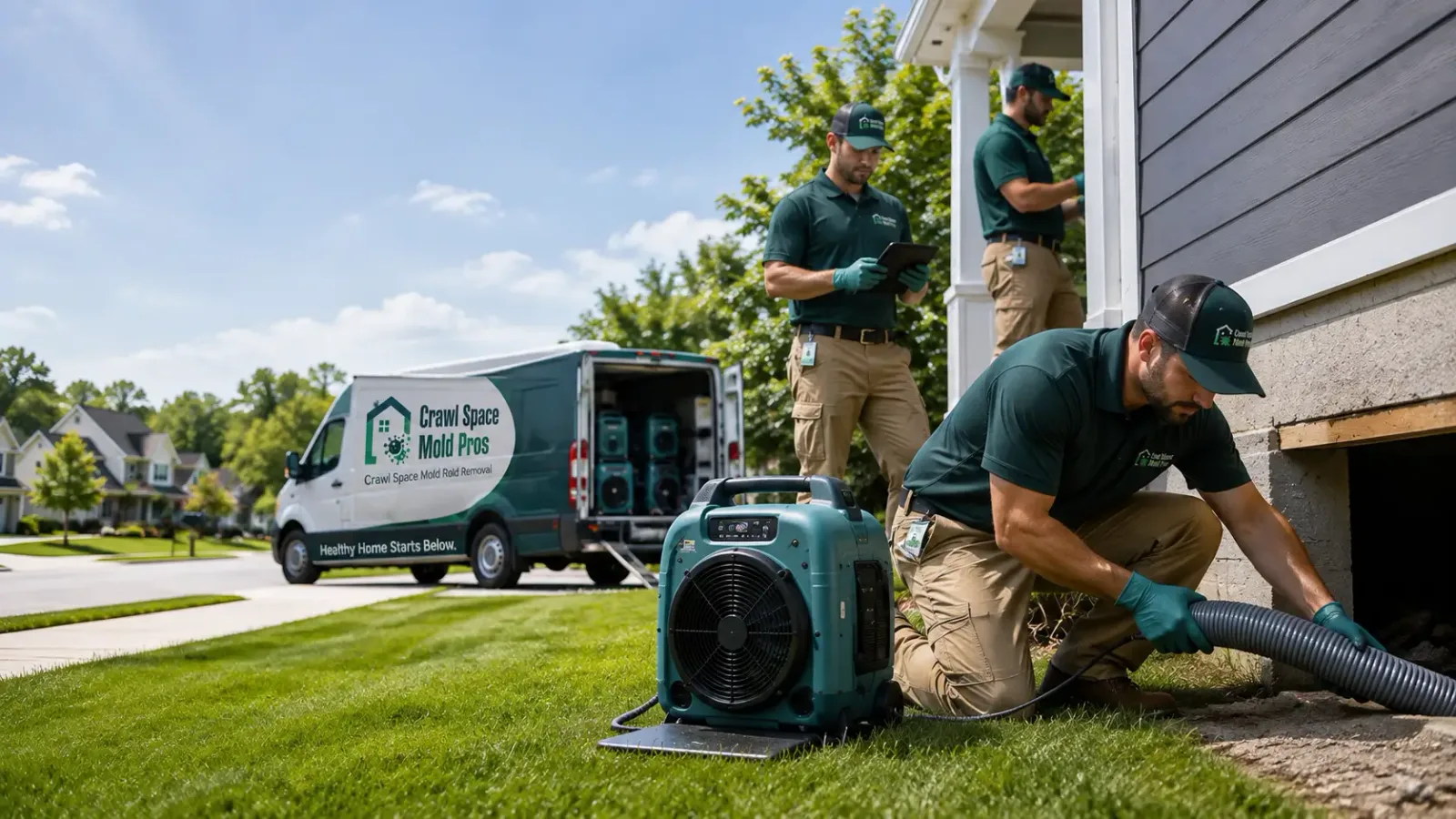 Crawl Space Mold Removal in Ionia, MI